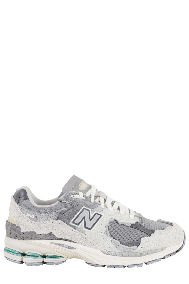 New Balance Layered Grey Sneakers With Suede