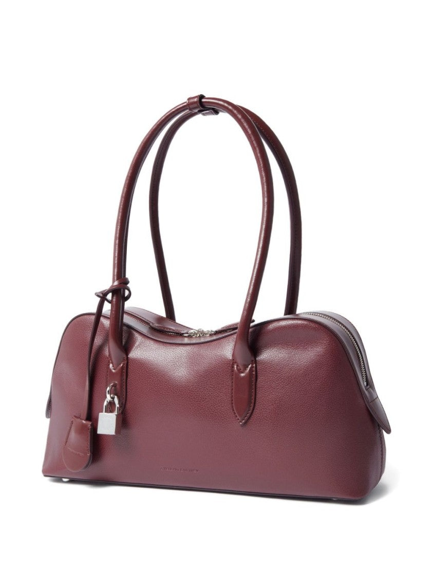 Stella Mccartney Structured Bordeaux Shoulder Bag