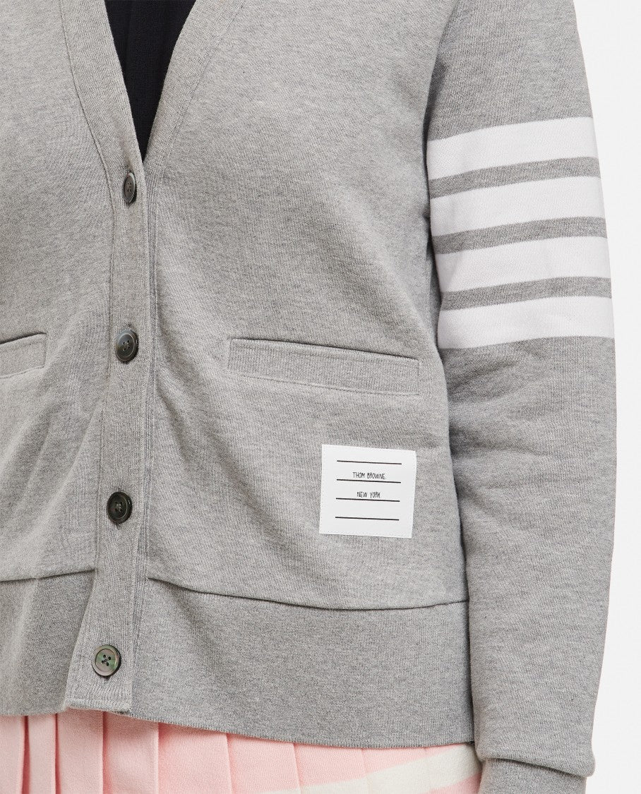 Thom Browne V-Neck Cotton Cardigan