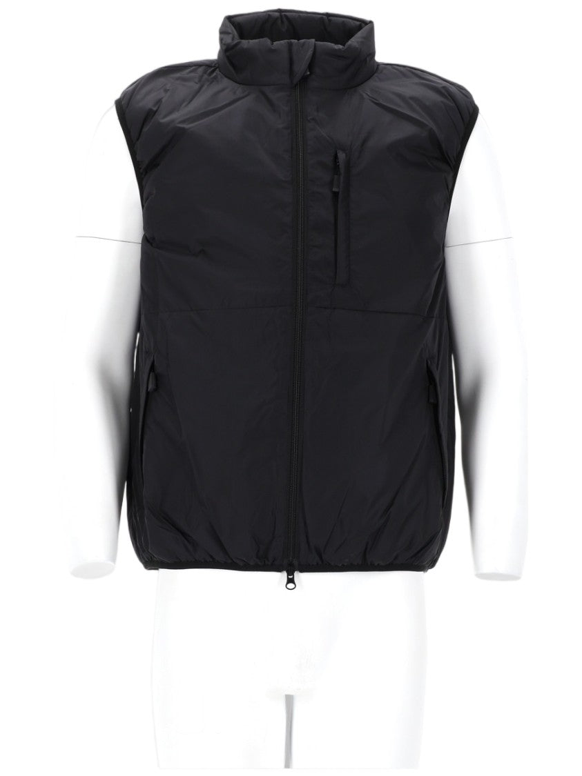 Aspesi Jil Minimalist Black Polyamide Vest