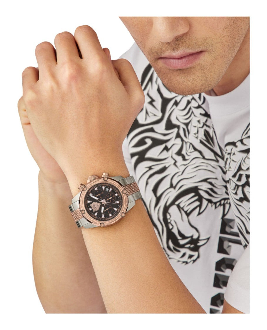 Plein Sport Hurricane Chronograph Watch With Two-Tone Case