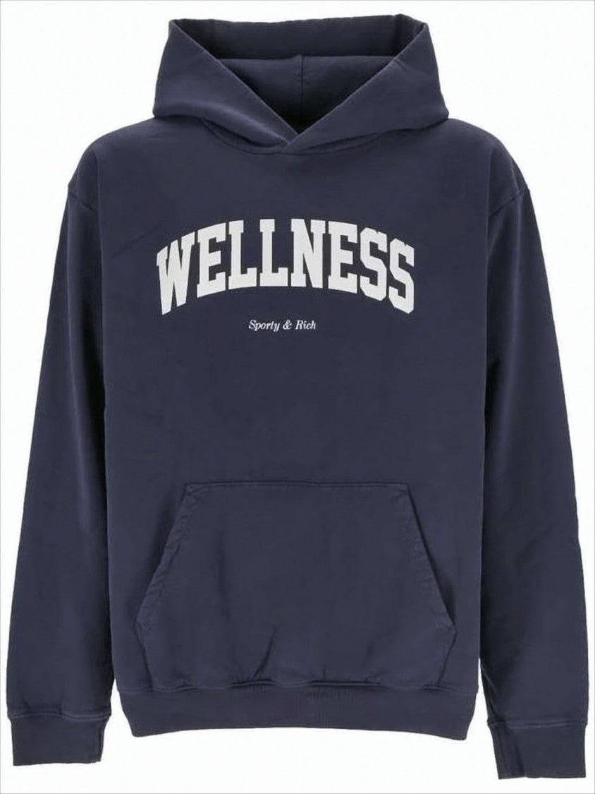 Sporty And Rich Relaxed Fit Hoodie With Classic Kangaroo Pocket