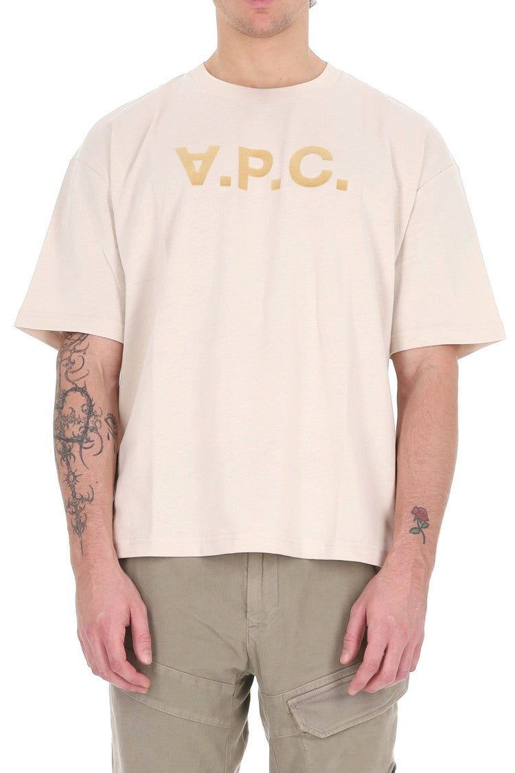 A.P.C. Vpc Large Logo Cotton T-Shirt