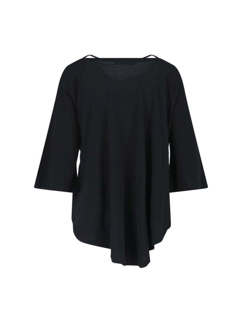 Undercover Black Loose-Fitting Hand-Painted Graphic T-Shirt