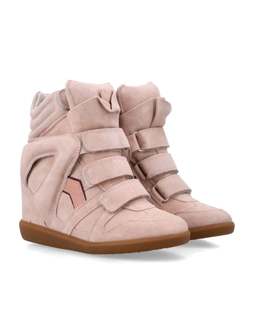 Isabel Marant Bekett Suede Leather Wedge Sneakers