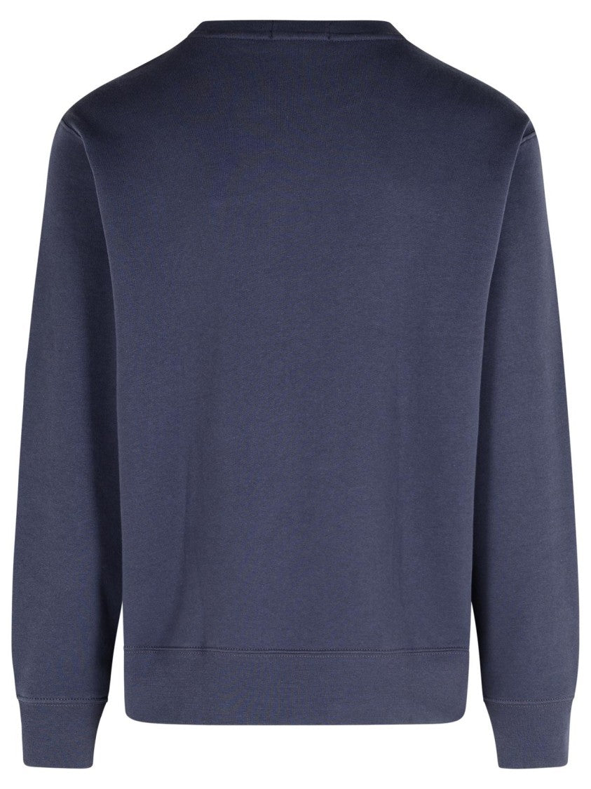 Polo Ralph Lauren Orso Sweatshirt In Blue Cotton Blend