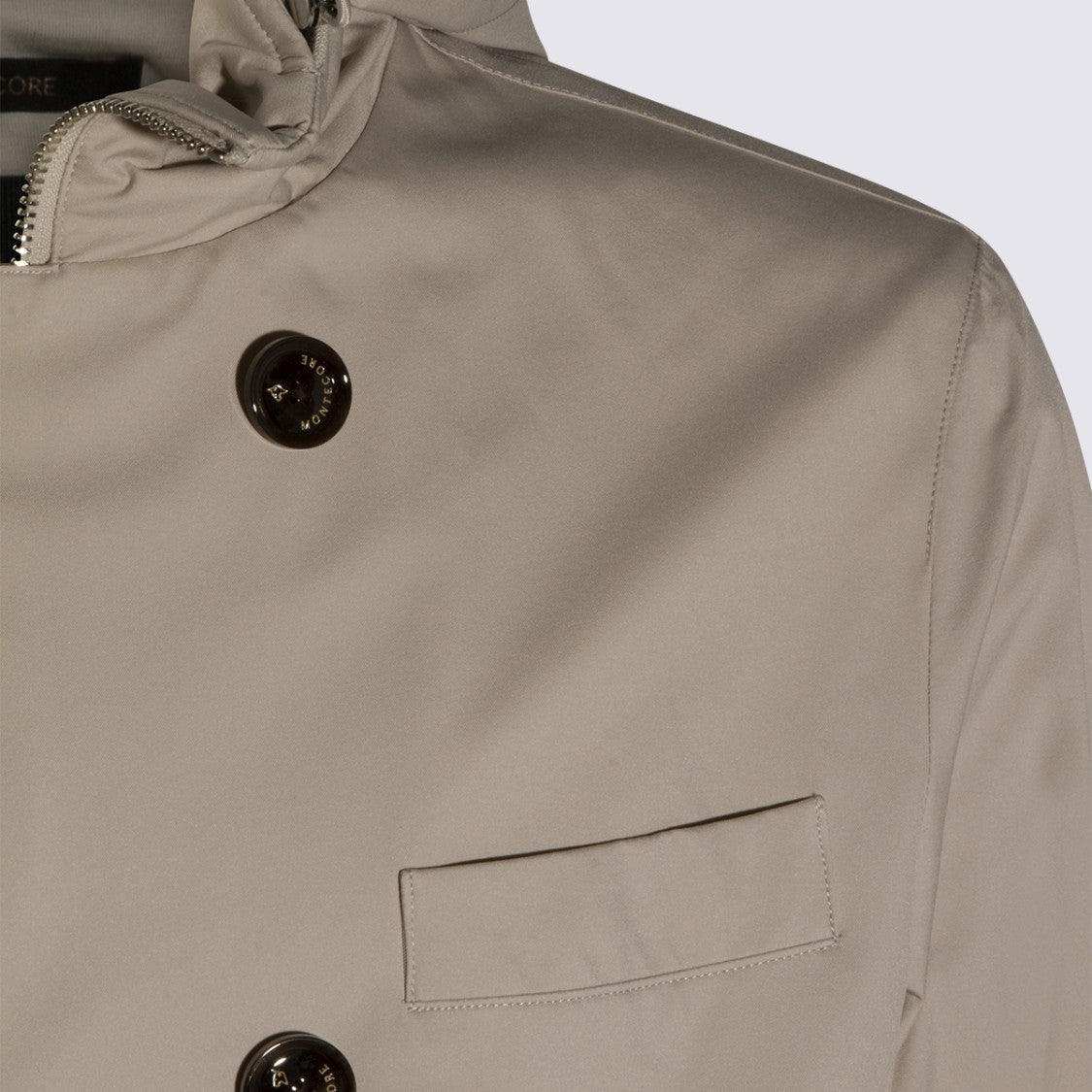 Montecore Double-Breasted Men's Coat With Hood