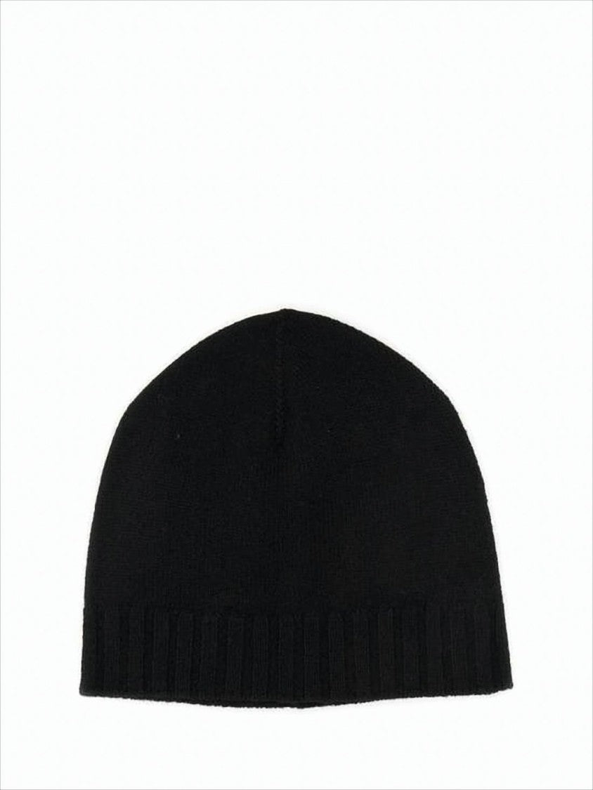 Jil Sander Wool Hat With Rounded Silhouette And Ribbed Edge
