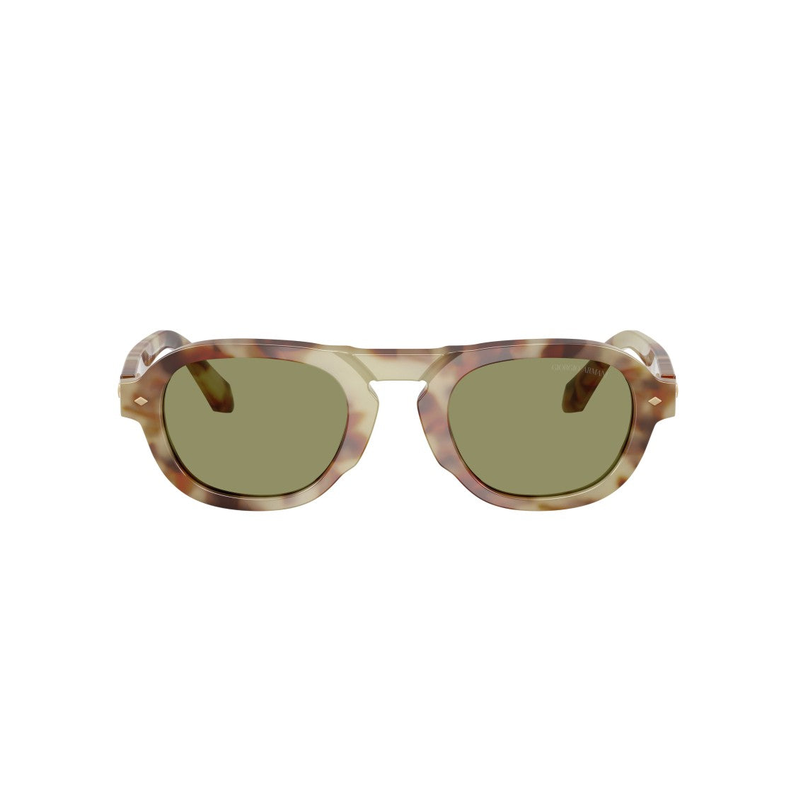 Giorgio Armani 0Ar8244 Geometric Tortoiseshell Sunglasses With Rectangular Lenses