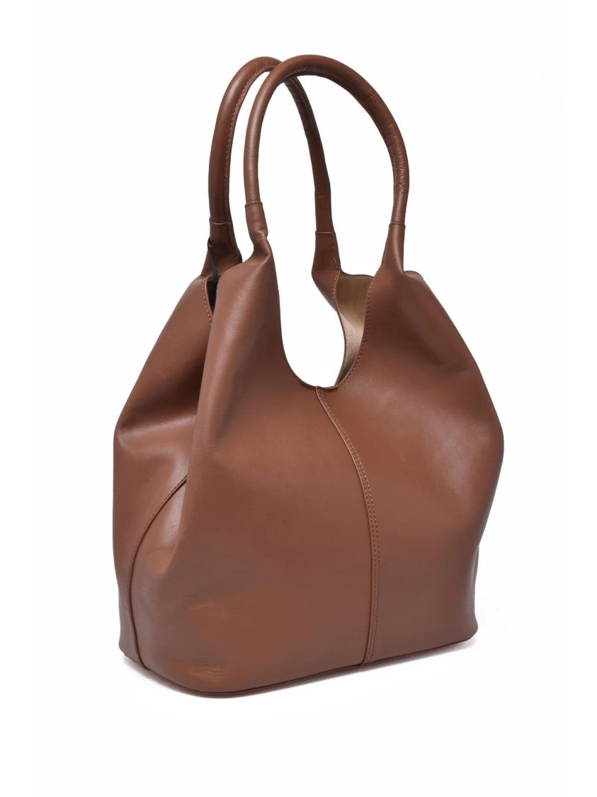 Pennyblack Brown Leather Cayenne Shoulder Bag