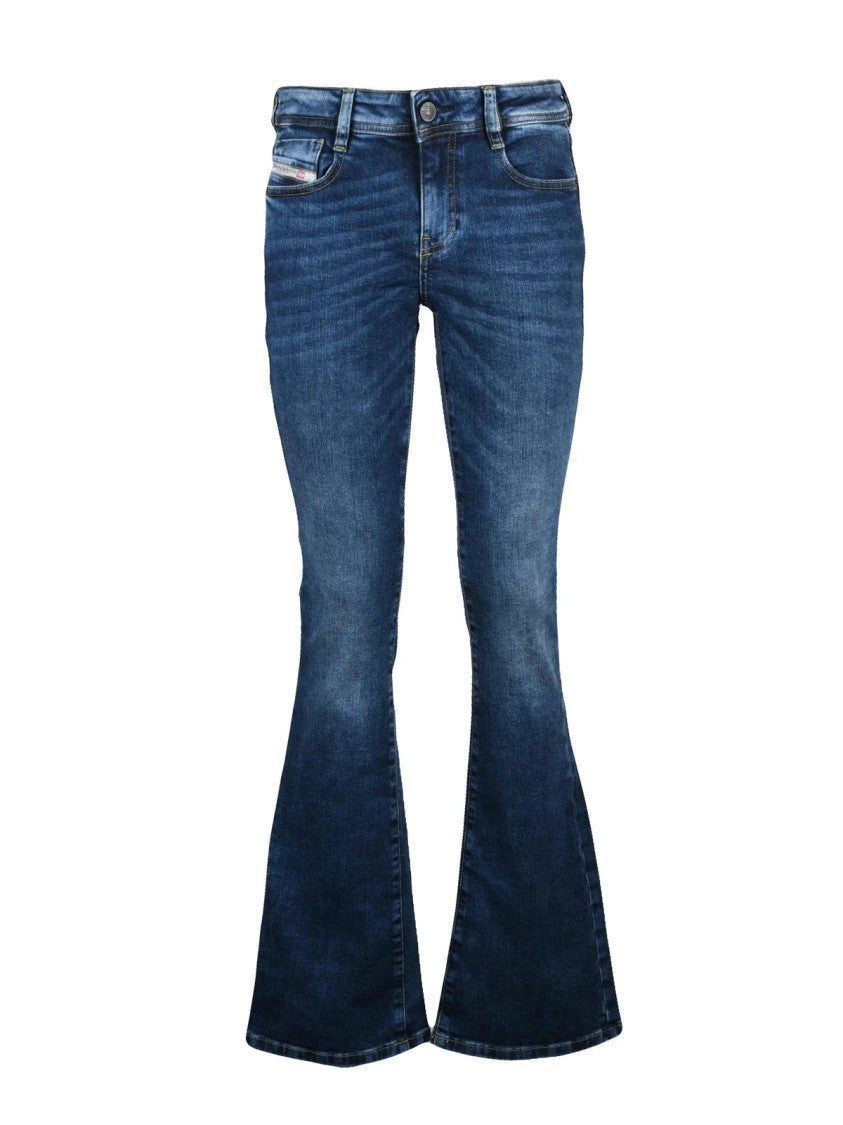 Diesel Blue Cotton-Blend D-Ebbey Slim Jeans
