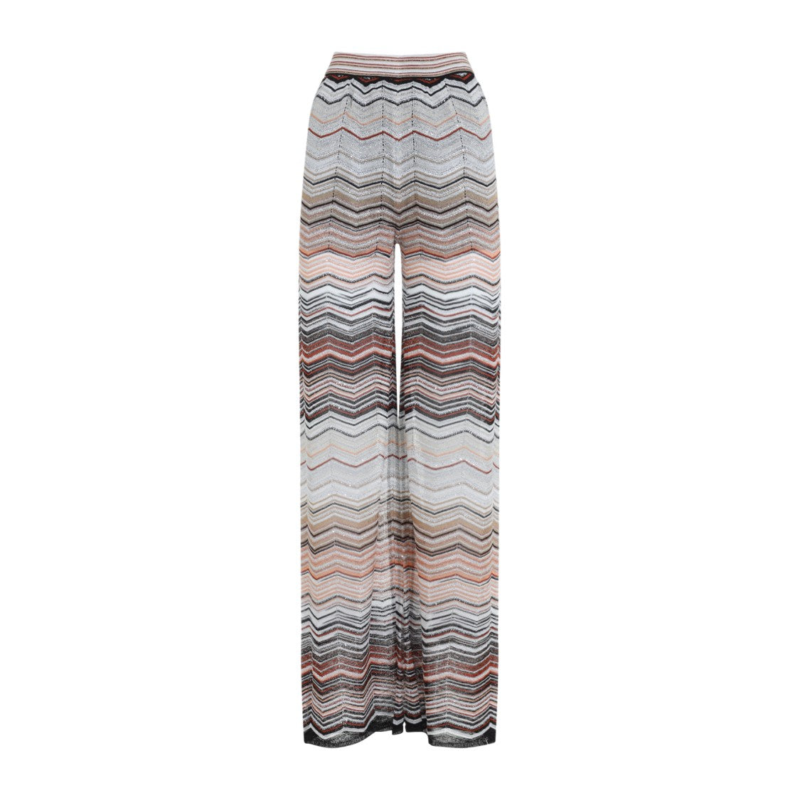 Missoni Wide-Leg Trousers With Zigzag Pattern