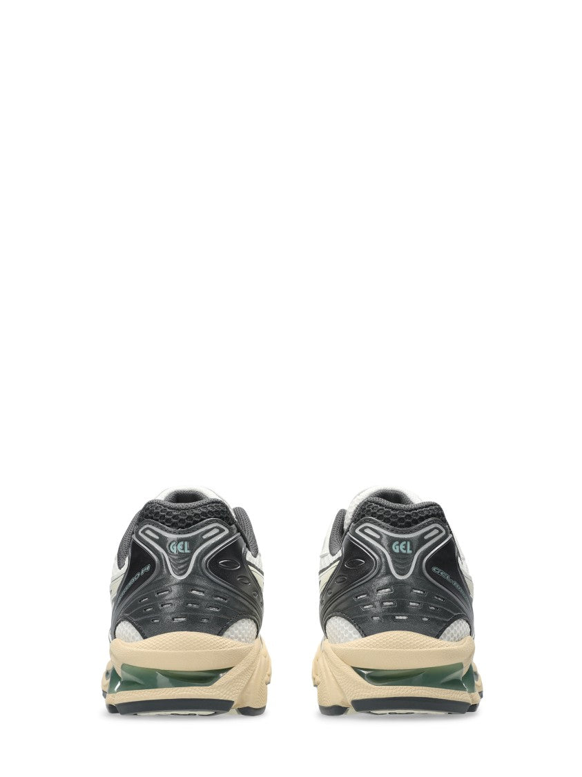 Asics Streamlined Off-White Sneakers With Black Overlays