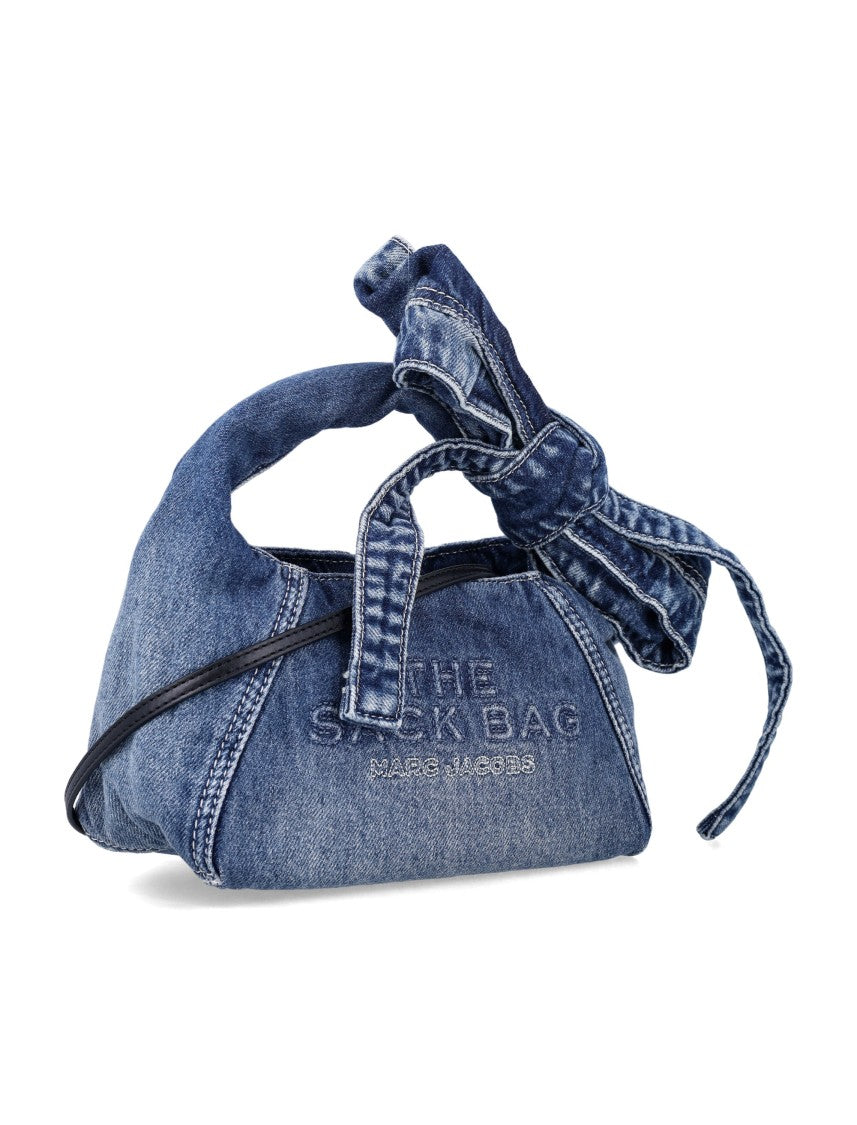 Marc Jacobs The Mini Sack Denim Bow