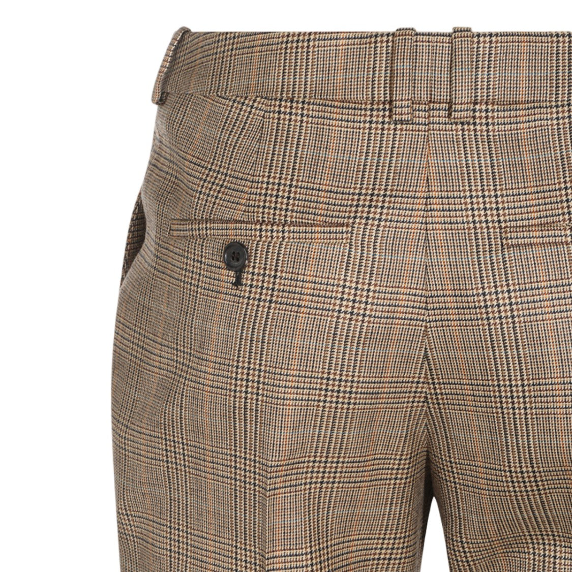 Saint Laurent Tailored Classic Plaid Flared Pants