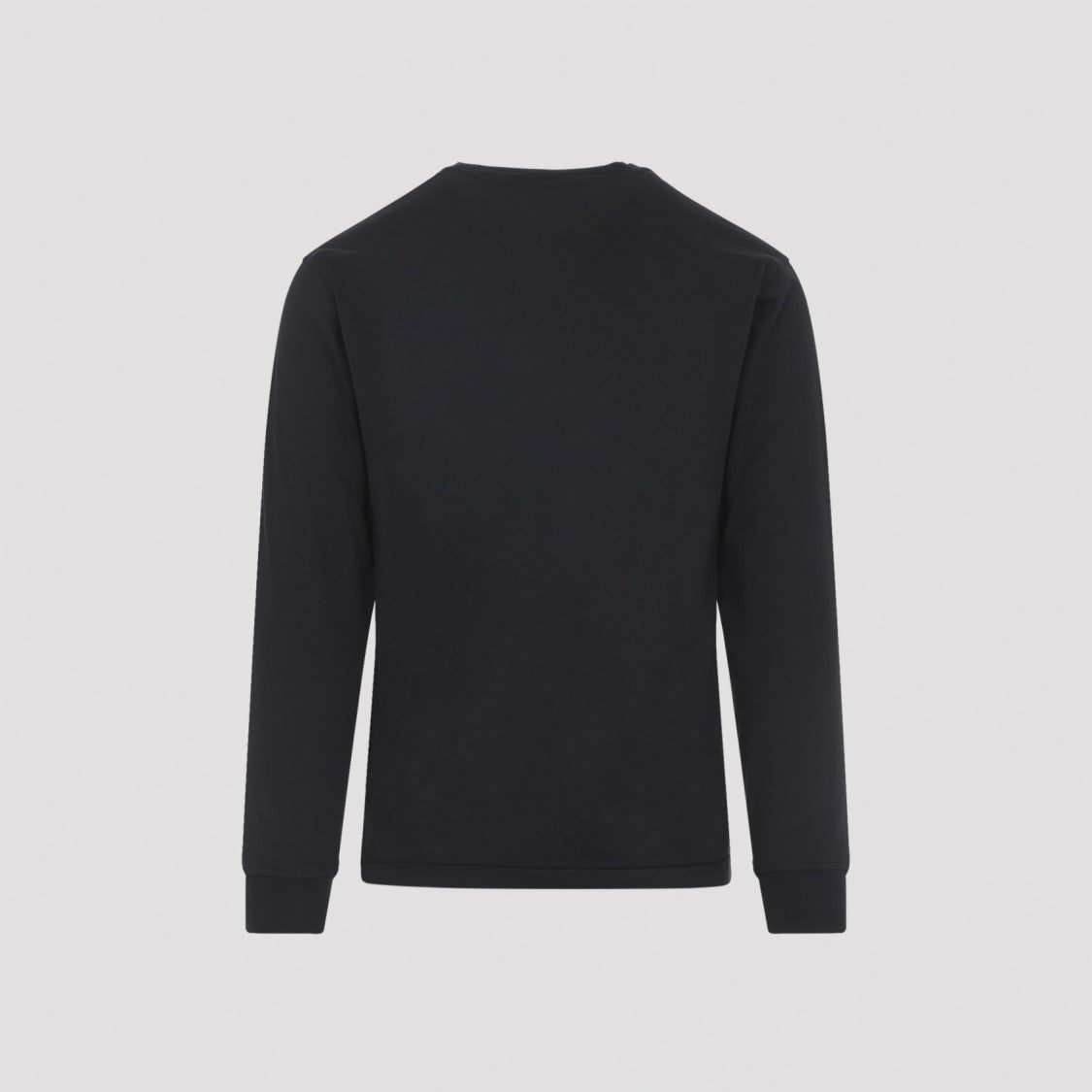 Stone Island Ls Black Cotton T-Shirt