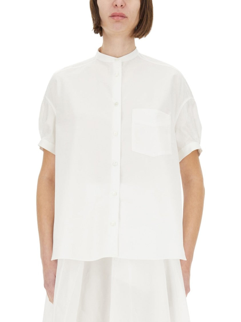 Aspesi Relaxed White Cotton Shirt