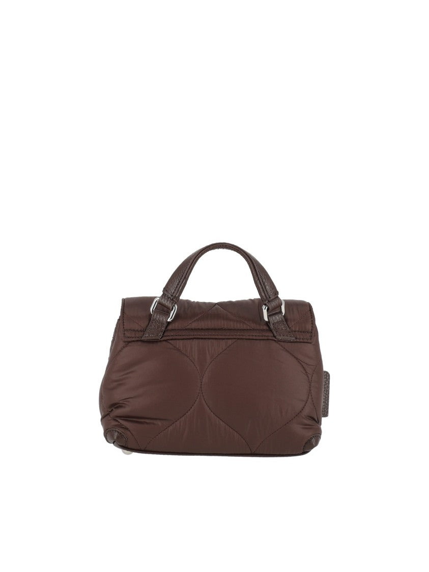 Zanellato Srl Brown Lunaria Quilted Leather Shoulder Bag