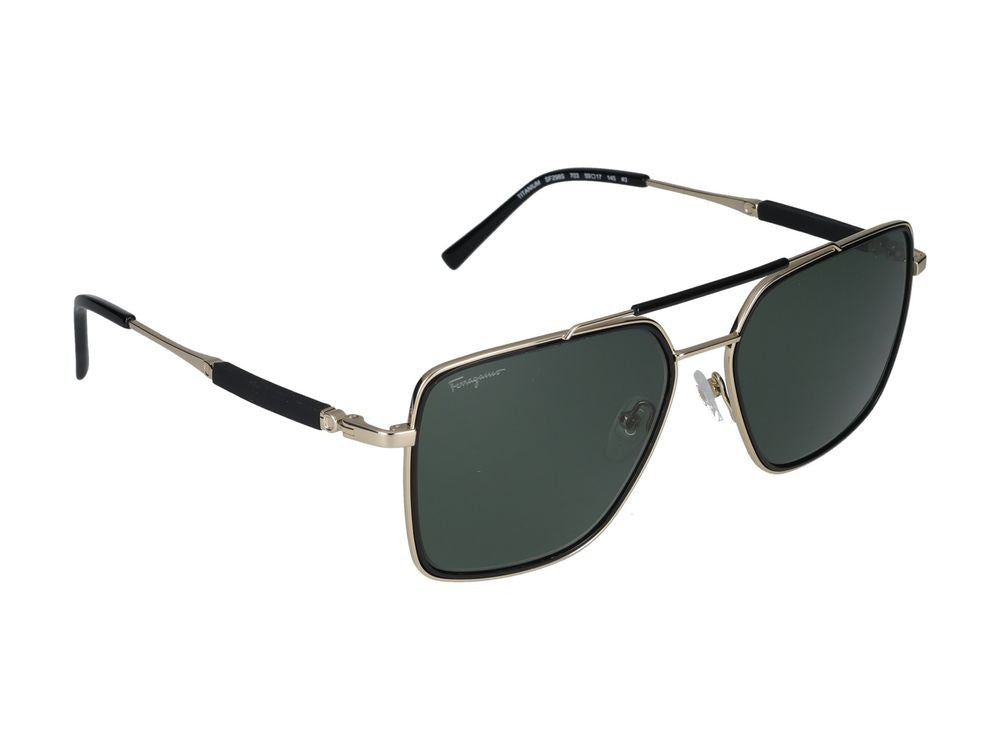Salvatore Ferragamo Sunglasses Sf298s 703 Gold/Black 59/17/145
