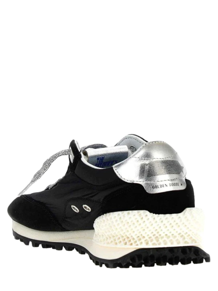Golden Goose Black Canvas Marathon Sneakers