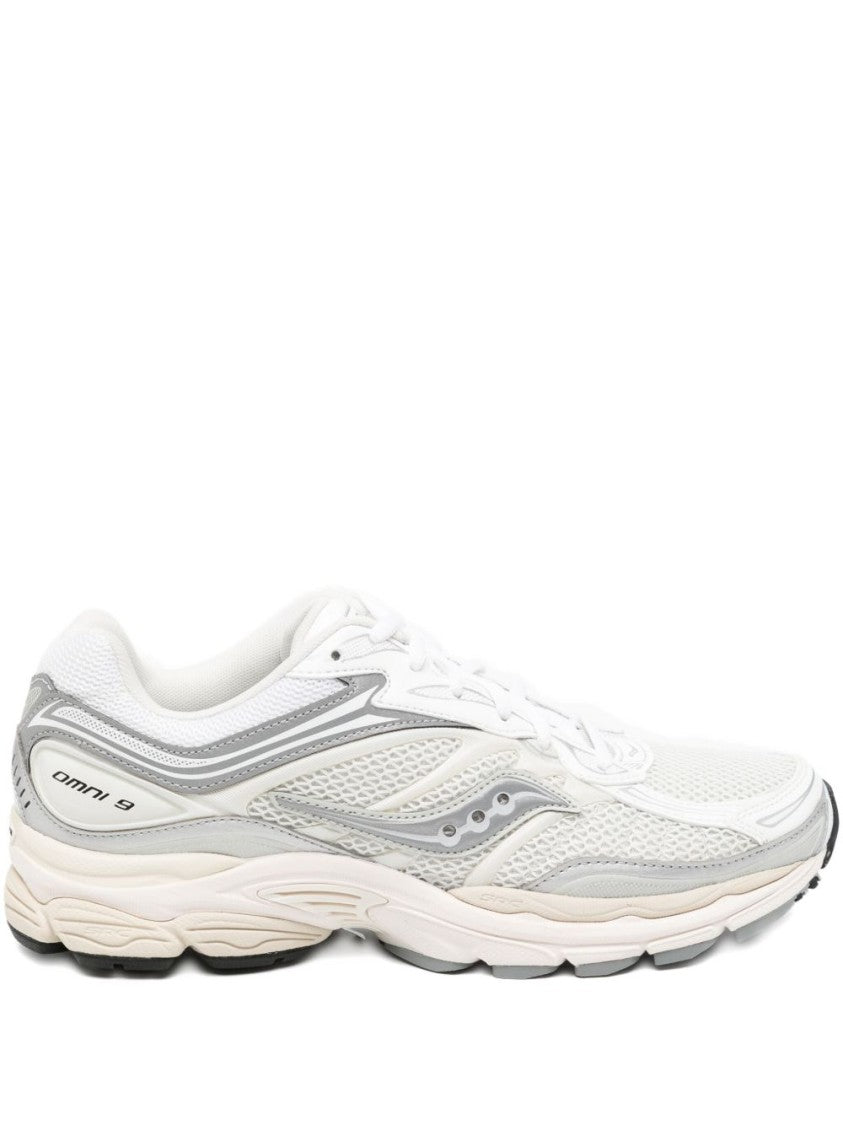 Saucony Sporty White Sneakers With Cushioned Sole