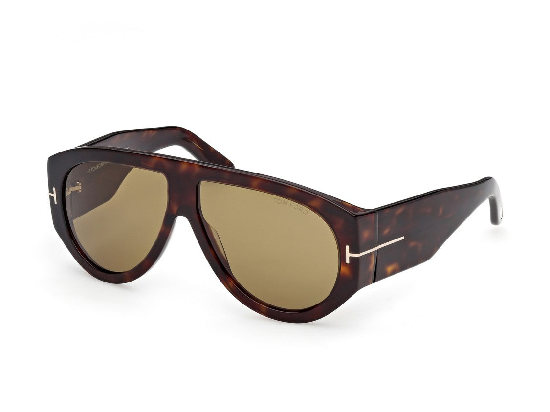 Tom Ford Ft1044 Oversized Tortoiseshell Aviator Sunglasses