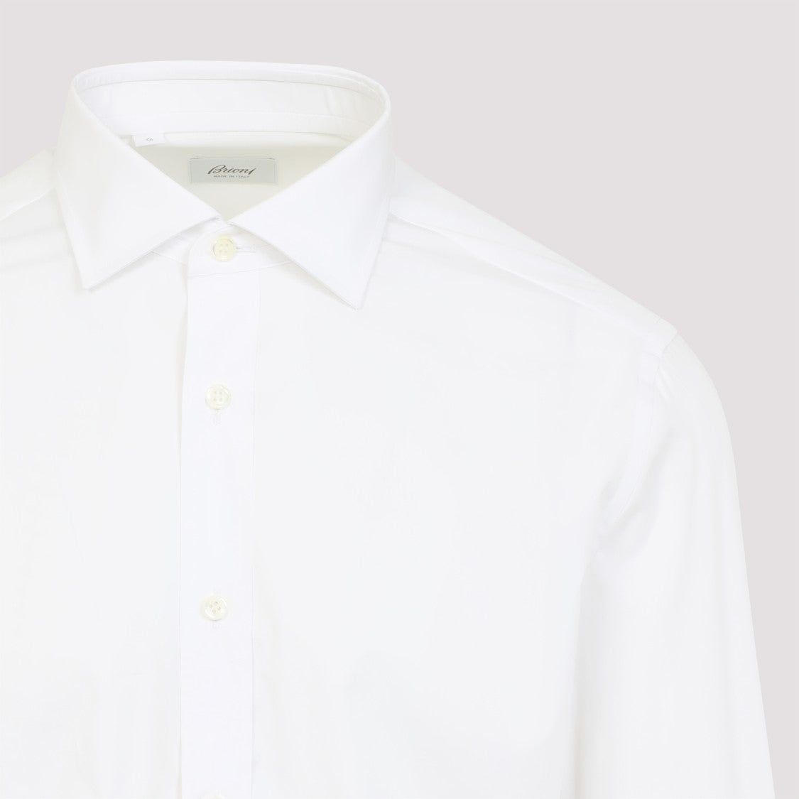 Brioni White Cotton Shirt