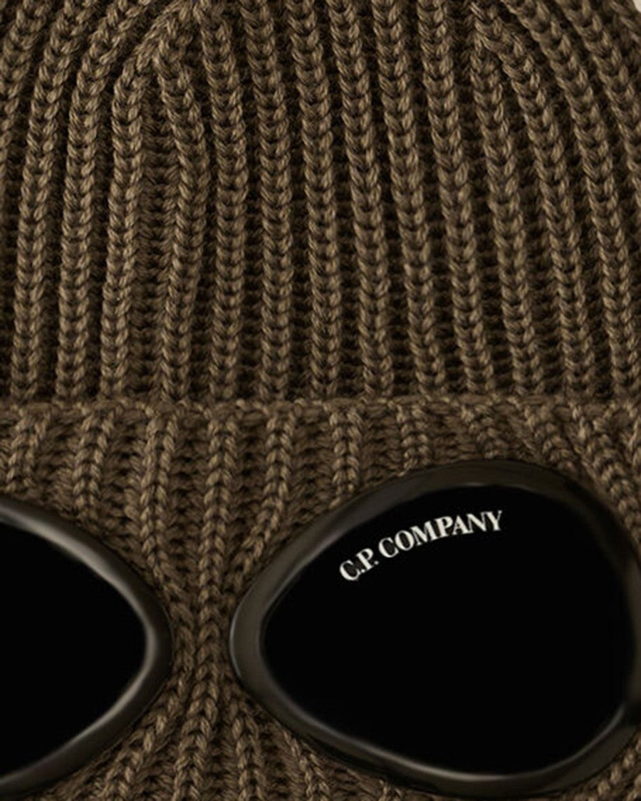 C.P. Company Walnut Extrafine Merino Wool Hat