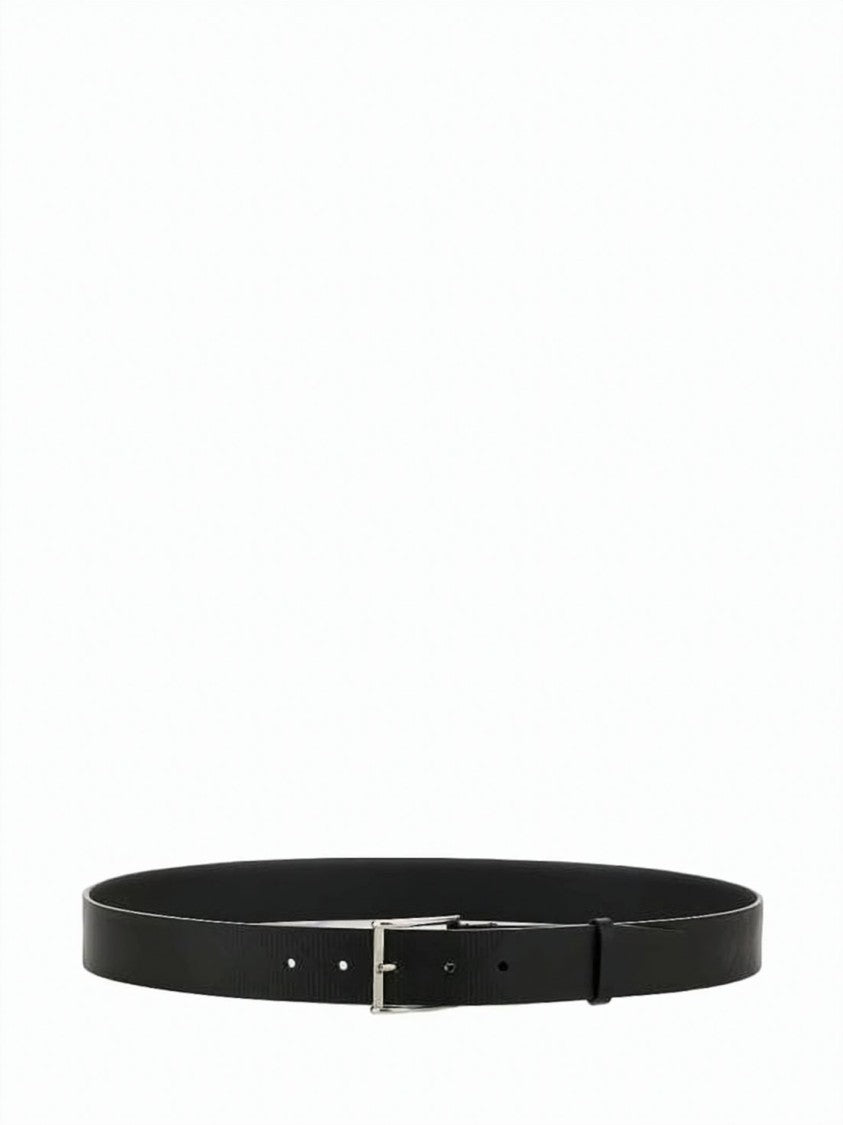 Burberry Black Calf Leather Belt