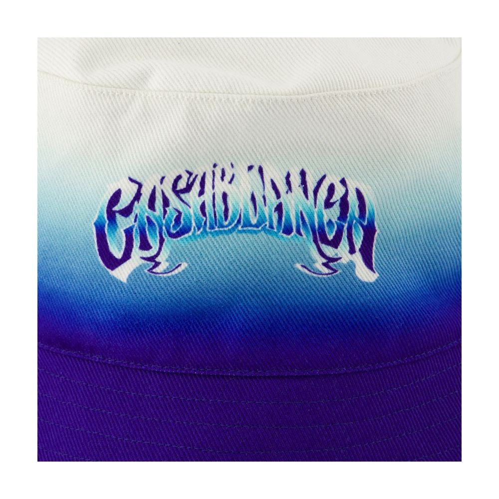 Casablanca Logo Printed Bucket Hat - Cotton - Blue