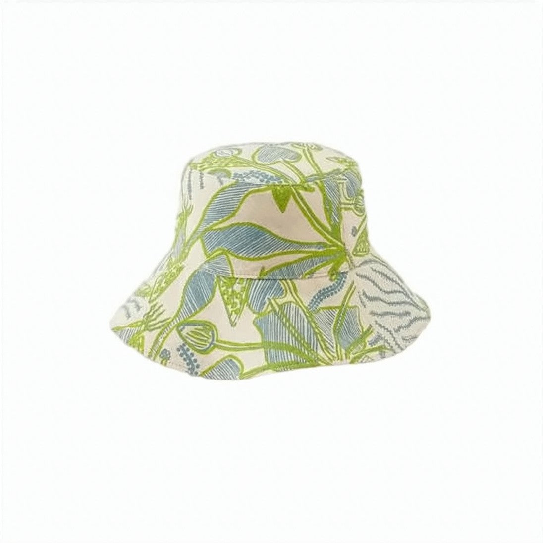 Helen Kaminski Botanical Print Linen Bucket Hat