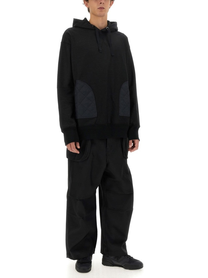 Junya Watanabe Relaxed-Fit Black Hoodie