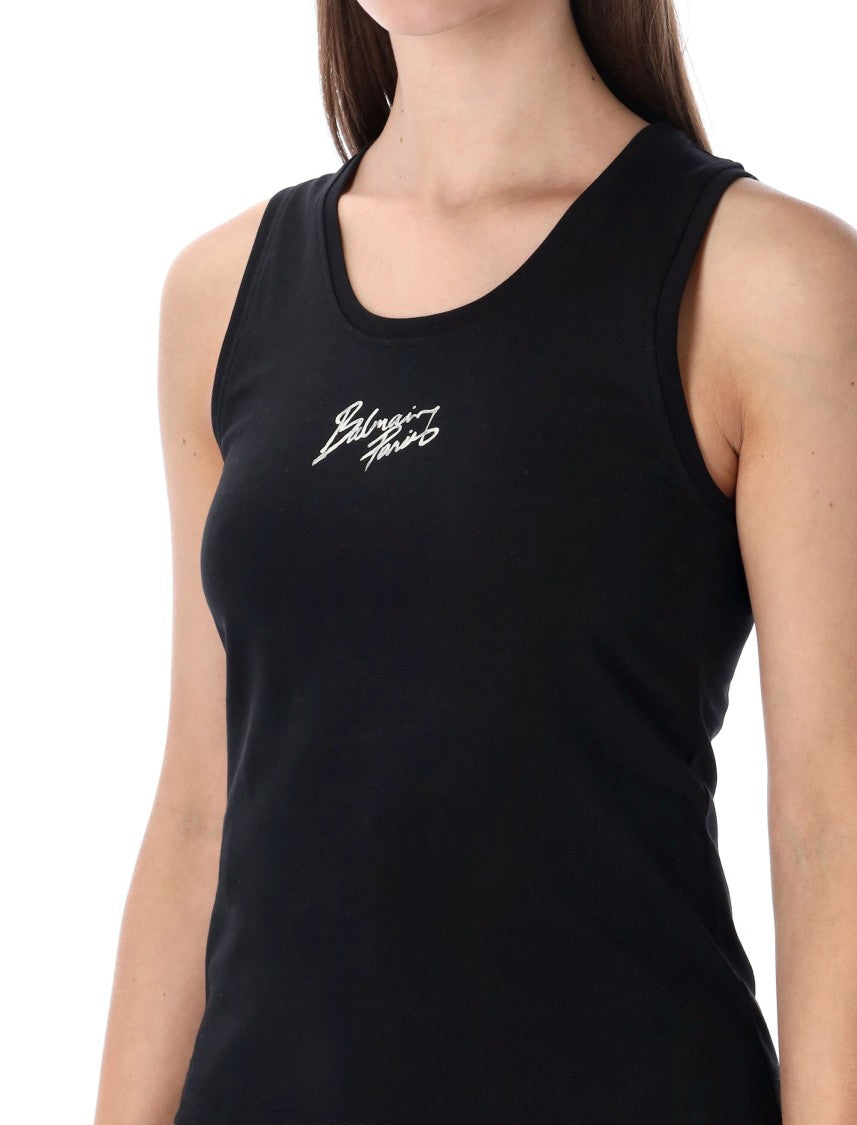 Balmain Balmain Paris Brush Tank Top