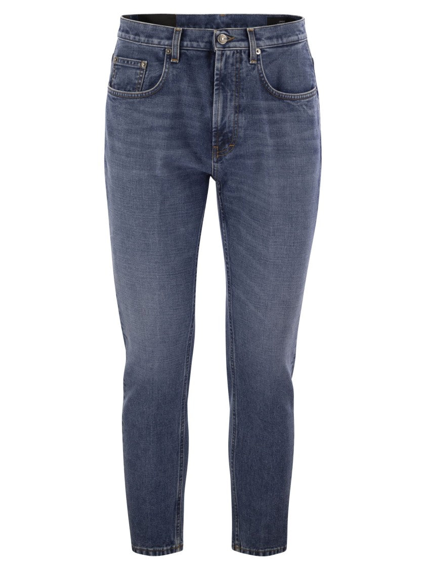 Dondup Jago - 5-Pocket Carrot Fit Jeans Trousers