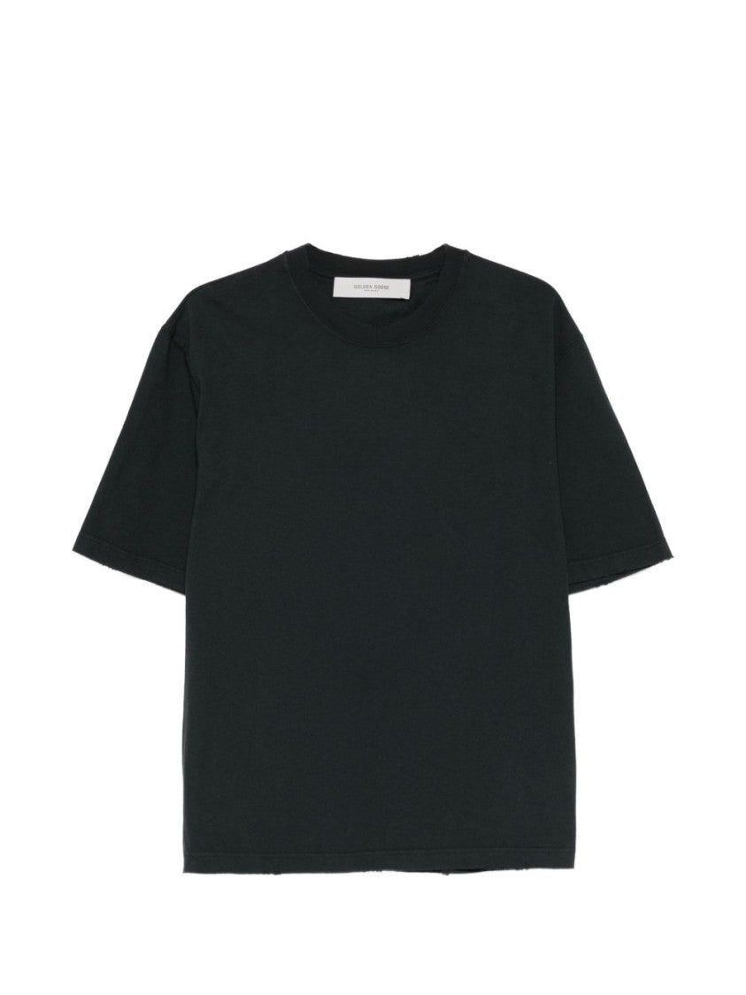Golden Goose Silk And Nylon Classic Crew Neck T-Shirt