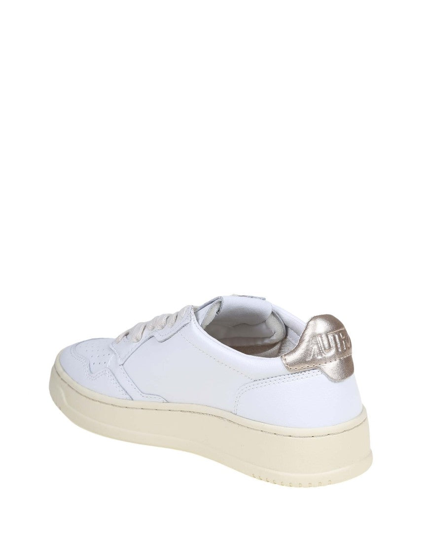 Autry White Leather Sneakers