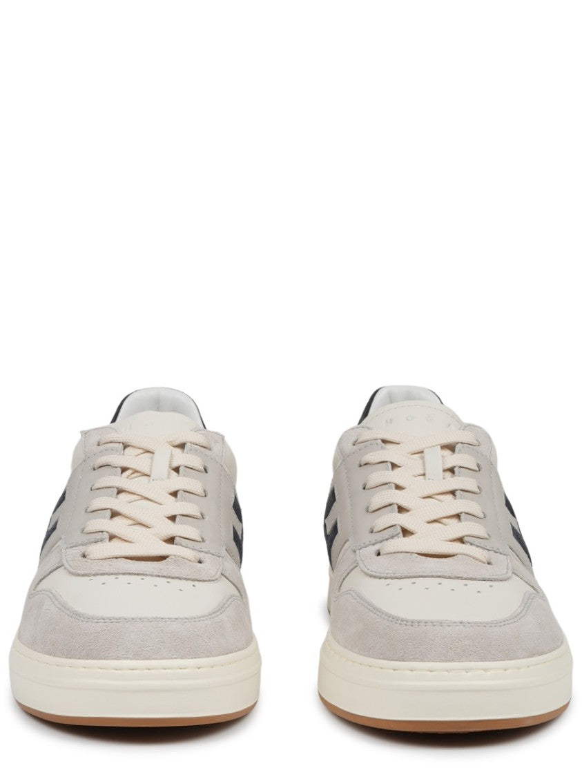 Hogan H-Tv Mutton Calfskin Panel Sneakers