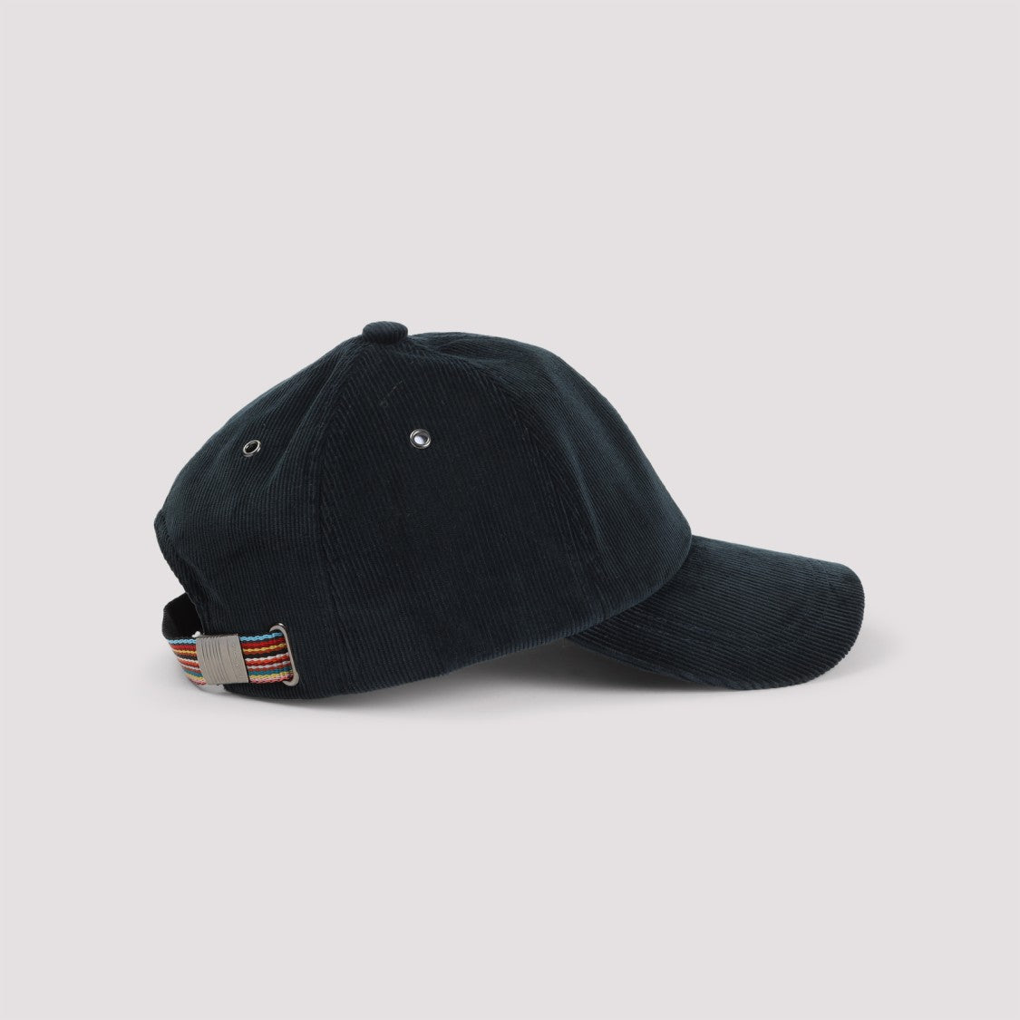 Paul Smith Soft Cotton Blend Cap With Textured Corduroy Finish
