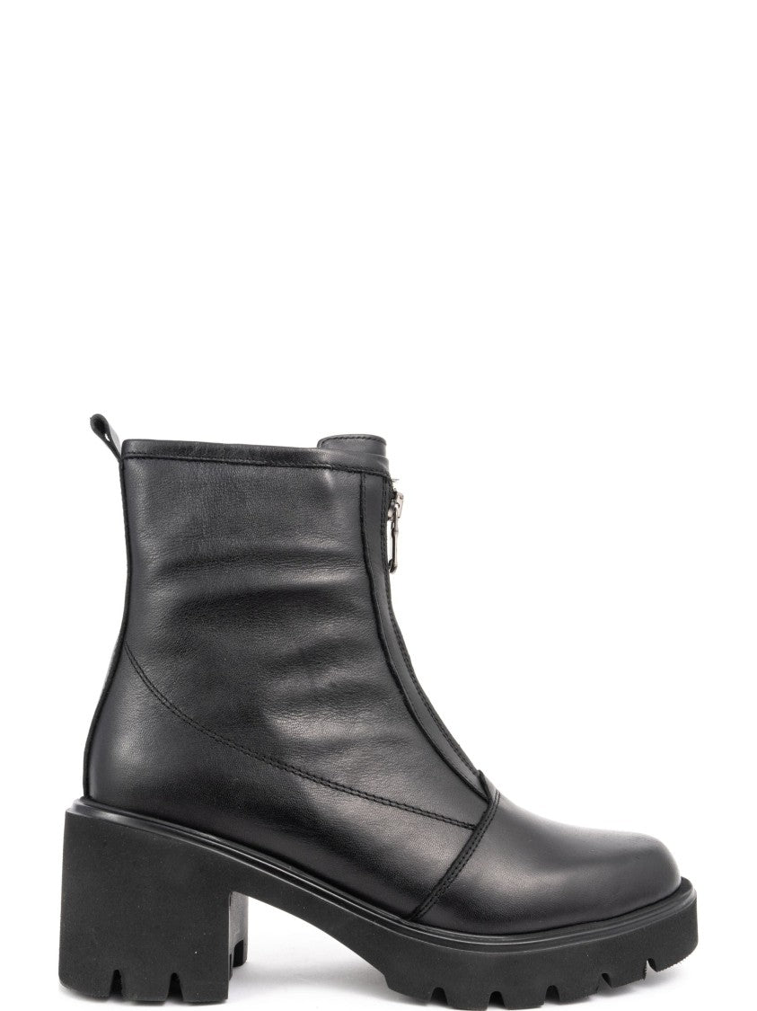 Sergio Moretti Smooth Cow Leather Ankle Boots