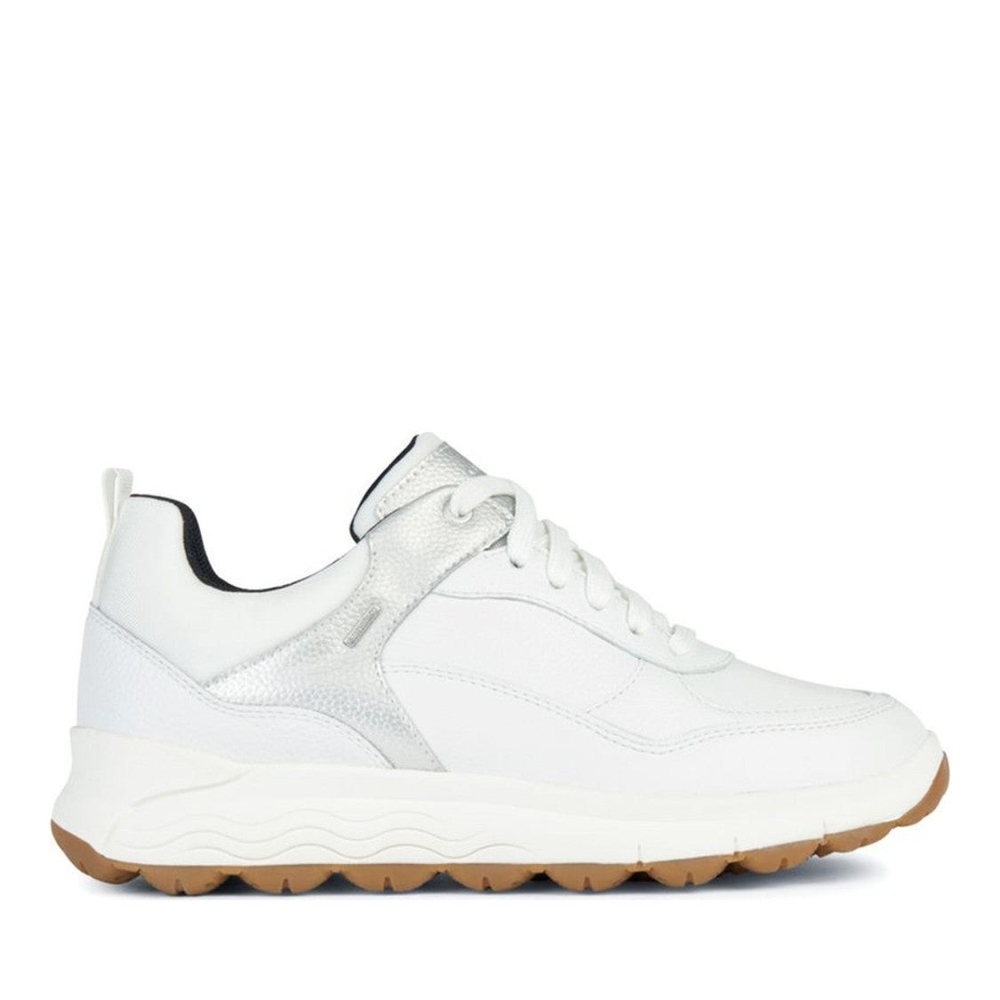 Geox Spherica 4X4 Abx White Leather Sneakers