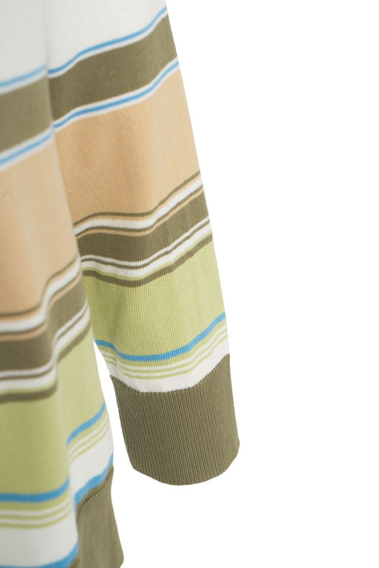 Jeio Striped Knit Sweater