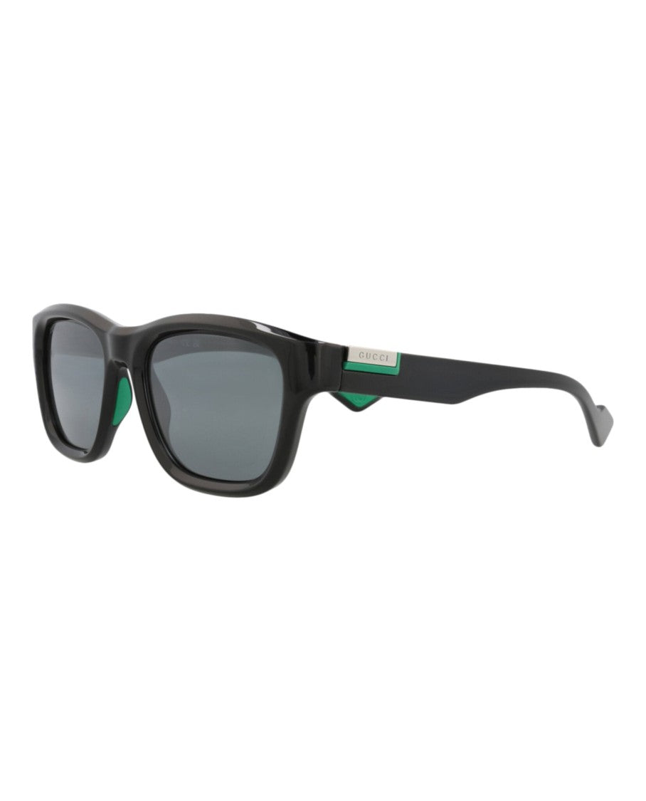 Gucci Square-Frame Injection Sunglasses