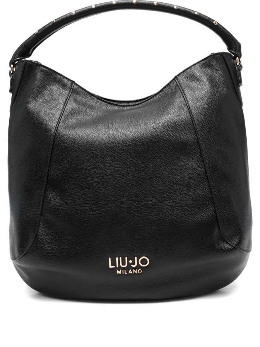 Liu Jo Polyurethane Shoulder Bag With Metallic Detailing