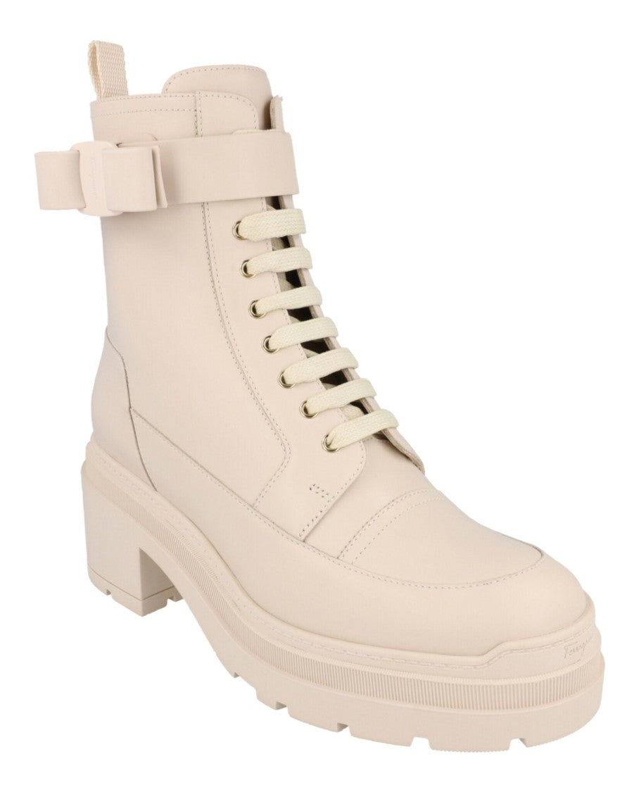 Ferragamo Lober Leather Ankle Boots