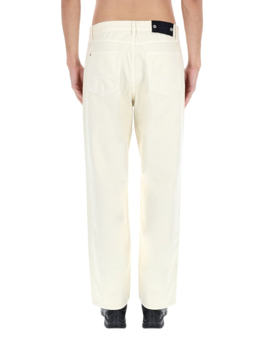Stone Island Straight-Leg Five-Pocket Denim Jeans