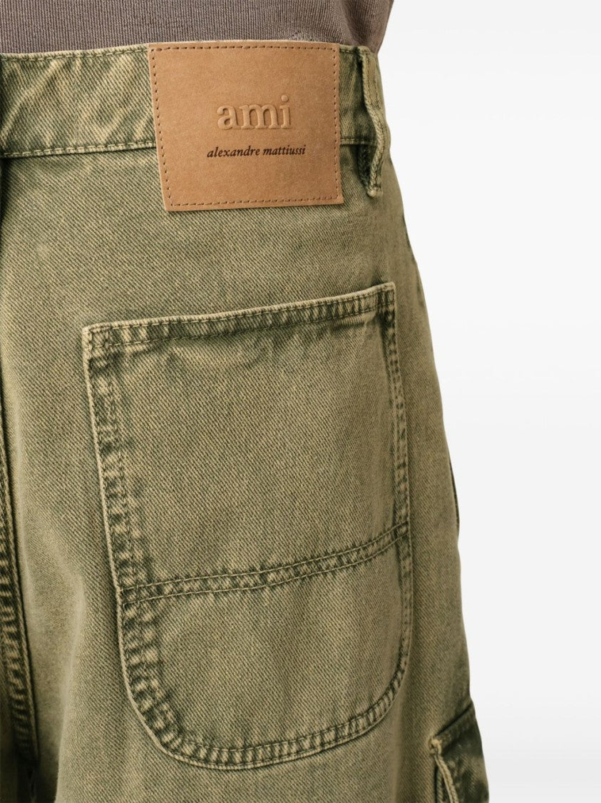 Ami Paris Utility Cargo Shorts