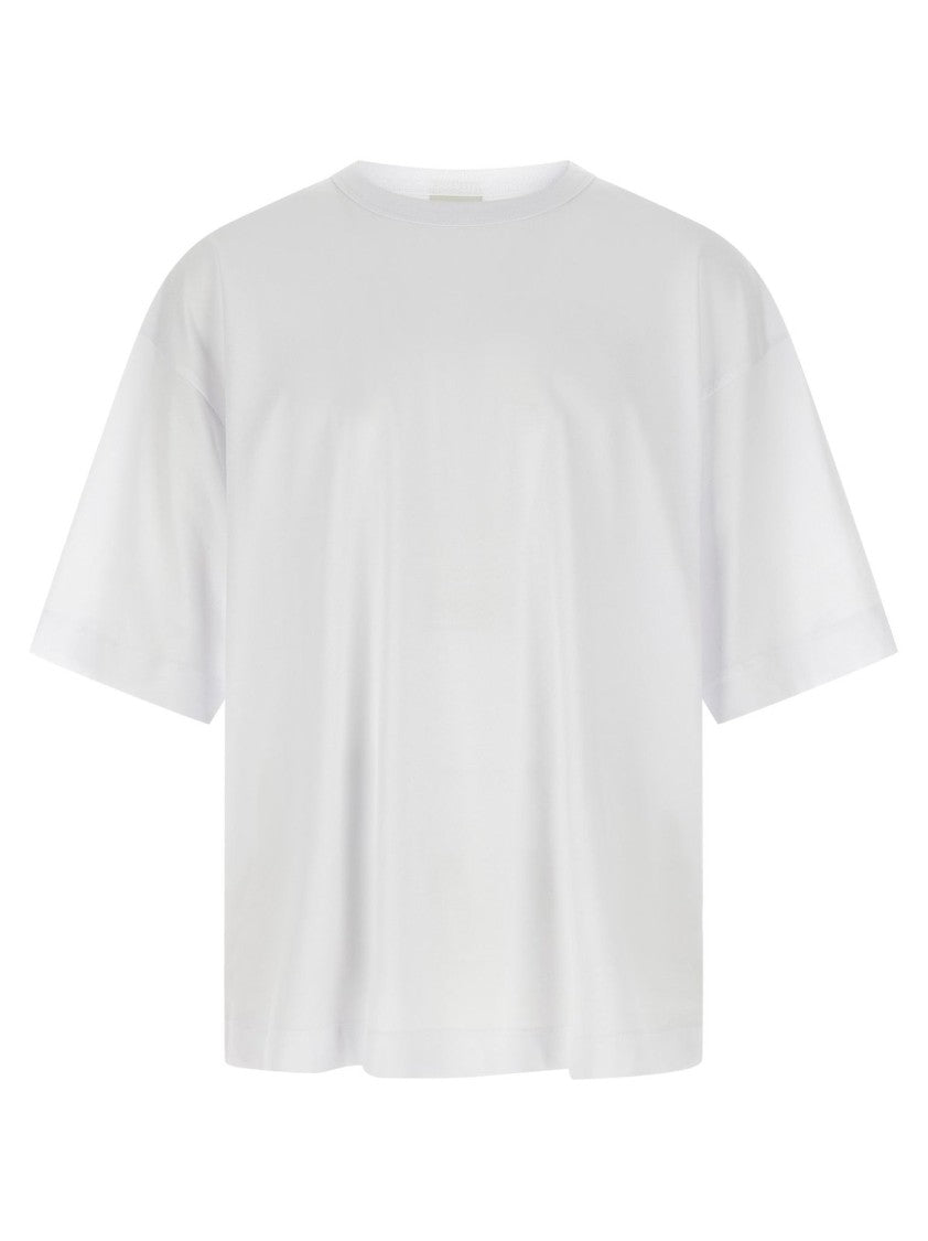 Dries Van Noten Classic White T-Shirt With Comfortable Fit