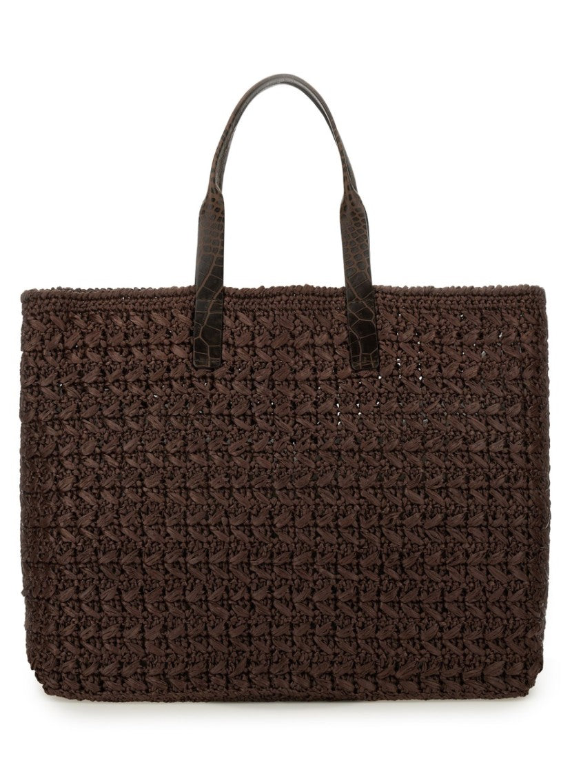 Dolce & Gabbana Woven Mesh Shopping Bag