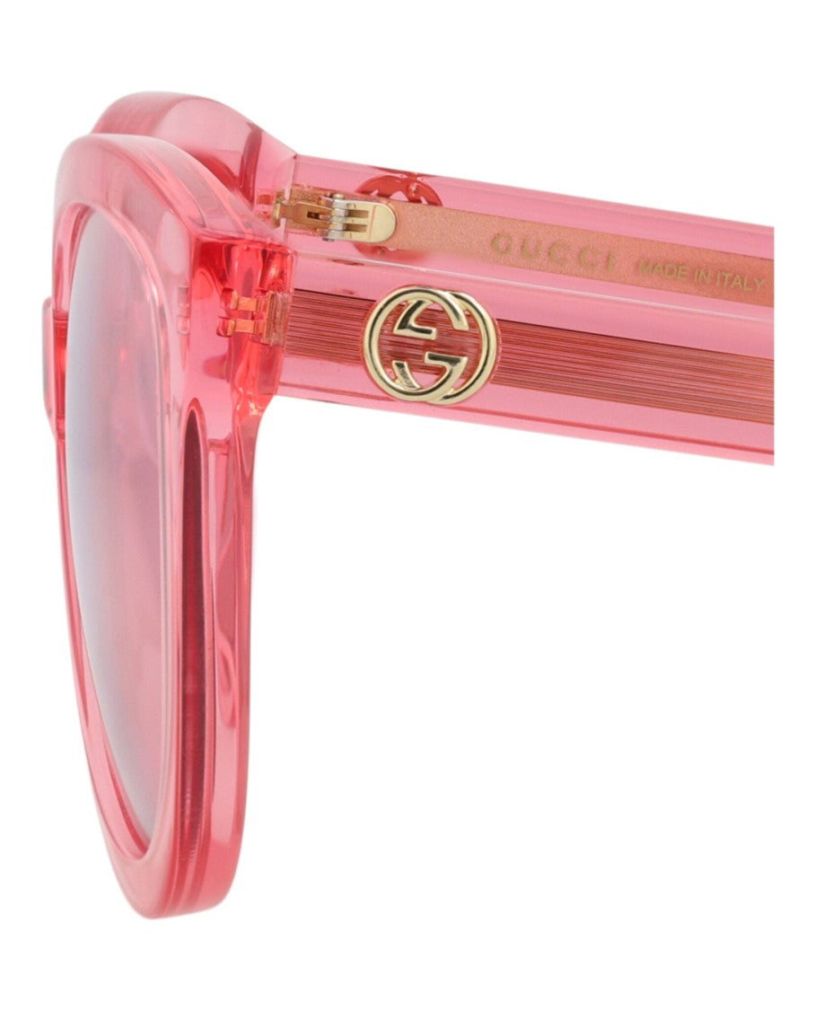 Gucci Round-Frame Recycled Acetate Sunglasses