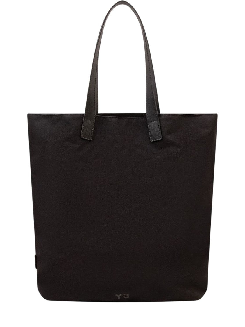 Y-3 Y-3 Chito Graphic Print Black Tote Bag